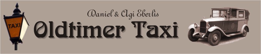 Oldtimer Taxi – Agi und Dani Eberli